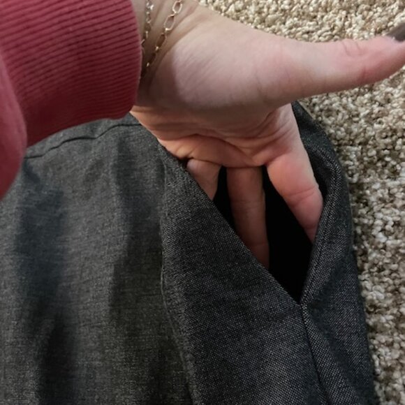 Grey Express High Waisted Skirt - Picture 4 of 5